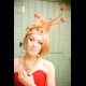 Gorgeous & Glorious Golden Sand & Brick Red Butterfly Headpiece