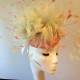 Gorgeous & Glorious Coral & Mint Feather Headpiece 
